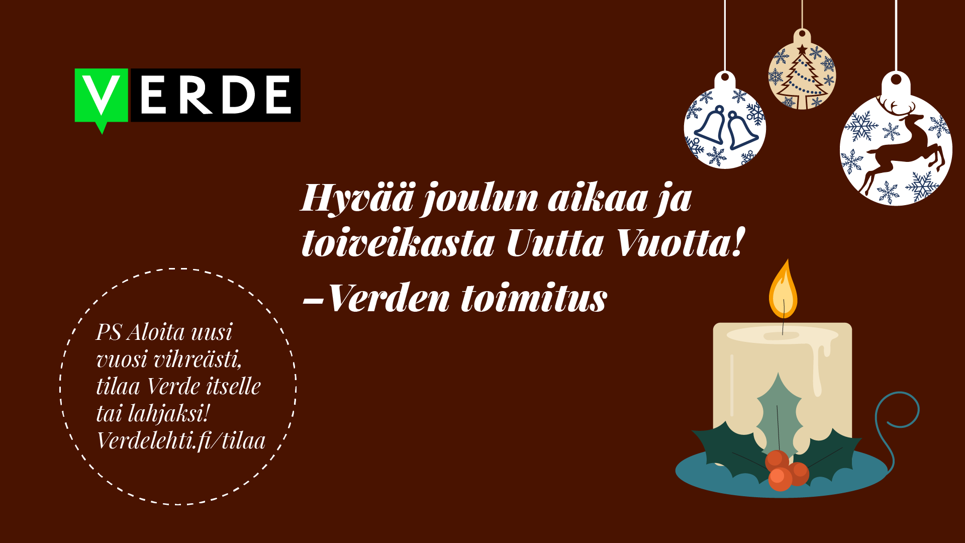 Hyvää joulun aikaa!