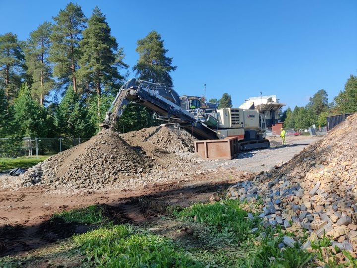 Oulussa kehitetään ympäristöystävällisempää rakennusjätteen hyödyntämistä