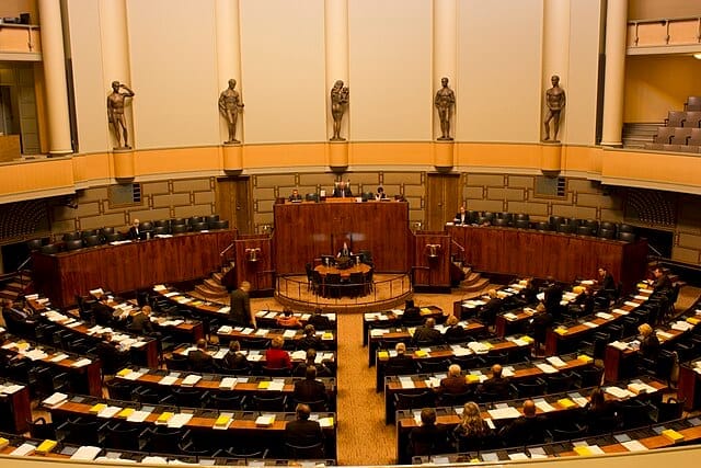 Polarization has grown in Finnish parliamentary speeches, but remains far below the 1970s peak post image