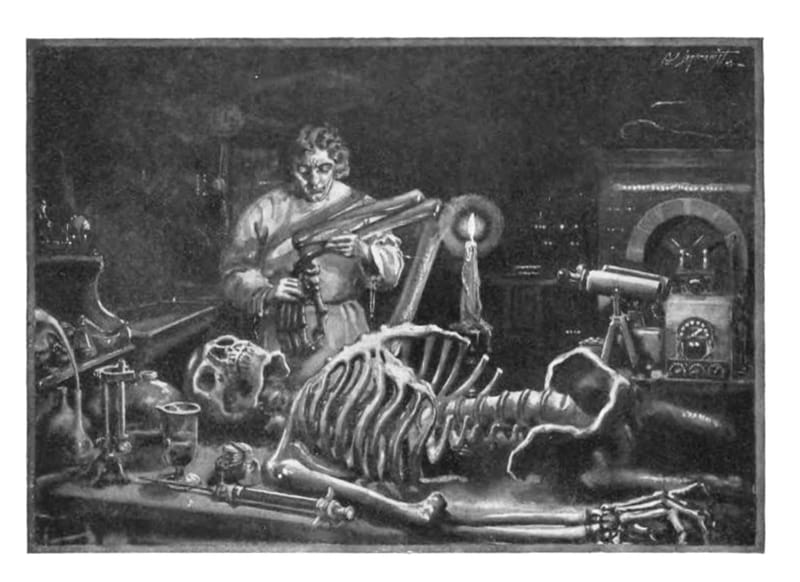 Frankenstein laboratoriossaan, 1922. Kuva: Carl Lagerquist/Wikimedia Commons.